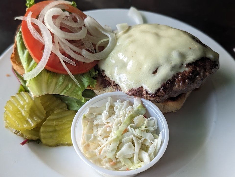 Main Street 8 Oz Cheese Steak Burger