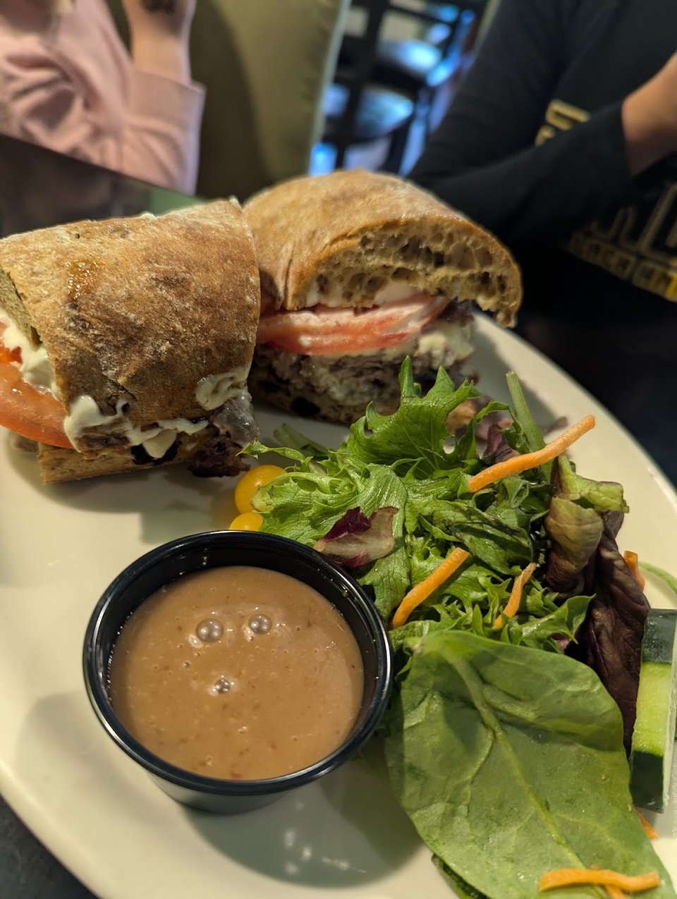Turkey Panini with Side Salad